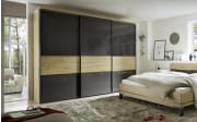 Schlafzimmer Studioline, anthrazit/Artisan Eiche, 120 x 200 cm