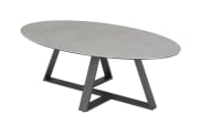 Couchtisch Elbing, grau/schwarz