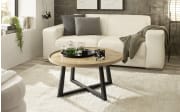 Couchtisch Casoria, Eiche massiv/Eiche furniert