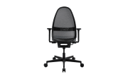 Bürostuhl Sitness Art, Bezug grau, Kunststofffußkreuz schwarz