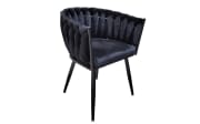 Sessel Weavy, schwarz