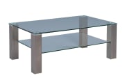 Couchtisch Cilo, Klarglas, 105 cm