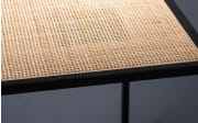 2-Satztisch Luke in Rattan, mit Metallgestell