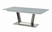 Esstisch Comedor, silbergrau, inkl. Ausziehfunktion