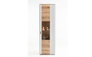 Vitrine Torano, Coast Evoke Eiche Nachbildung, lichtgrau supermatt