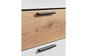 Sideboard Torano, lightgrey supermatt, Coast Evoke Eiche Nachbildung