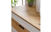 Sideboard Torano, lightgrey supermatt, Coast Evoke Eiche Nachbildung