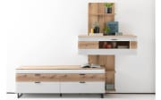 Paneel Torano, lightgrey supermatt, Coast Evoke Eiche Nachbildung