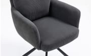 Drehstuhl Stefan, anthrazit, inkl. Rückholfunktion