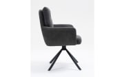 Drehstuhl Stefan, anthrazit, inkl. Rückholfunktion