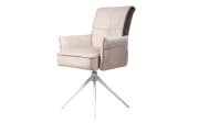 Armlehnenstuhl Ruben S, creme/braun