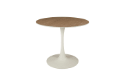 Tisch Ava 90 T, creme/Holz-Nachbildung