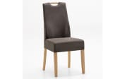 Essgruppe Top Chairs/Multi Dekor in Struktur Eiche