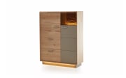 Highboard Studio Line, Eiche massiv