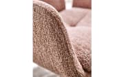 Schalen-Sessel Virello, rose/beige, inkl. Drehfunktion