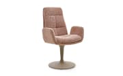 Schalen-Sessel Virello, rose/beige, inkl. Drehfunktion