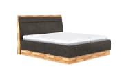 Polsterbett Incana III, anthrazit/Eiche, inkl. Bettkasten