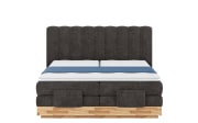 Boxspringbett Incana, muddy, mit elektrischer Verstellung