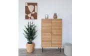 Highboard Kyoto, furnierte Eiche