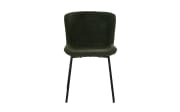 Stuhl Maceda, dunkelgrün/schwarz
