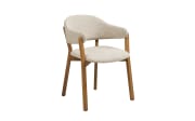 Stuhl Dunkirk, Eiche/beige