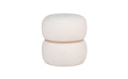 Pouf Milford, weiß