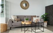 3-Sitzer-Sofa Lido, grau