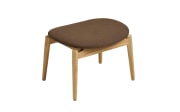 Fußstütze Olvera, Eiche/braun