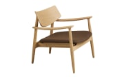 Loungesessel Olvera, Eiche/braun