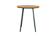 Bistrotisch Cleveland, Teakholz/schwarz