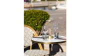 Bistrotisch, Marmor-Nachbildung/schwarz