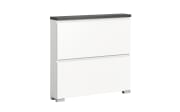 Schuhschrank Shoelove, grau/weiß, 95 cm