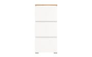 Schuhschrank Shoelove, Eiche-Nachbildung/weiß, 133 cm