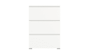 Schuhschrank Shoelove, weiß, 130 cm