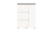 Schuhschrank Shoelove, grau/weiß, 95 x 130 cm