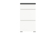Schuhschrank Shoelove, grau/weiß, 60 cm