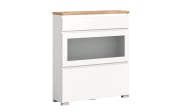 Schuhschrank Shoelove, Eiche-Nachbildung/weiß, 95 x 109 cm
