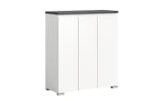 Schuhschrank Shoelove, grau/weiß, 95 x 109 cm 