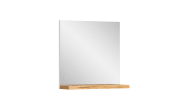 Wandspiegel Shoelove, Eiche-Nachbildung/weiß, 60 x 59 cm