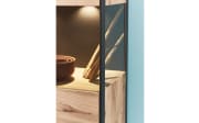 Highboard Andra, Eiche rustico/anthrazit
