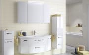 Highboard Fokus 4010, weiß Hochglanz