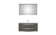 Spiegelschrank mit LED-Beleuchtung, 4005, grau