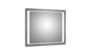 LED-Spiegel 21, Aluminium, 90 x 70 cm, inkl. Touchsensor