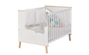 Babyzimmer Ylvie, kreideweiß/Birke