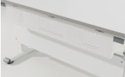 Schreibtisch Diego GT, kreideweiß, höhenverstellbar, 130 x 70 cm