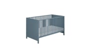 Babyzimmer Olli, kreideweiß, blau matt