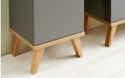 Unterschrank Glow, quarzgrau Glanz