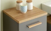 Unterschrank Glow, quarzgrau Glanz