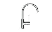 Waschtischarmatur 601400, chrom, inkl. 360° Drehfunktion