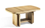 Couchtisch 1280H, Asteiche teilmassiv, inkl. Mittelauszug & Lift-Funktion
